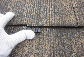 タスペーサーによって隙間を確保する方法