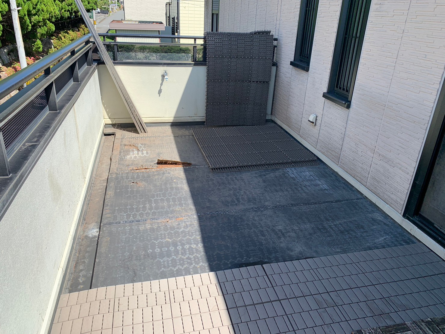 ベランダの劣化状況