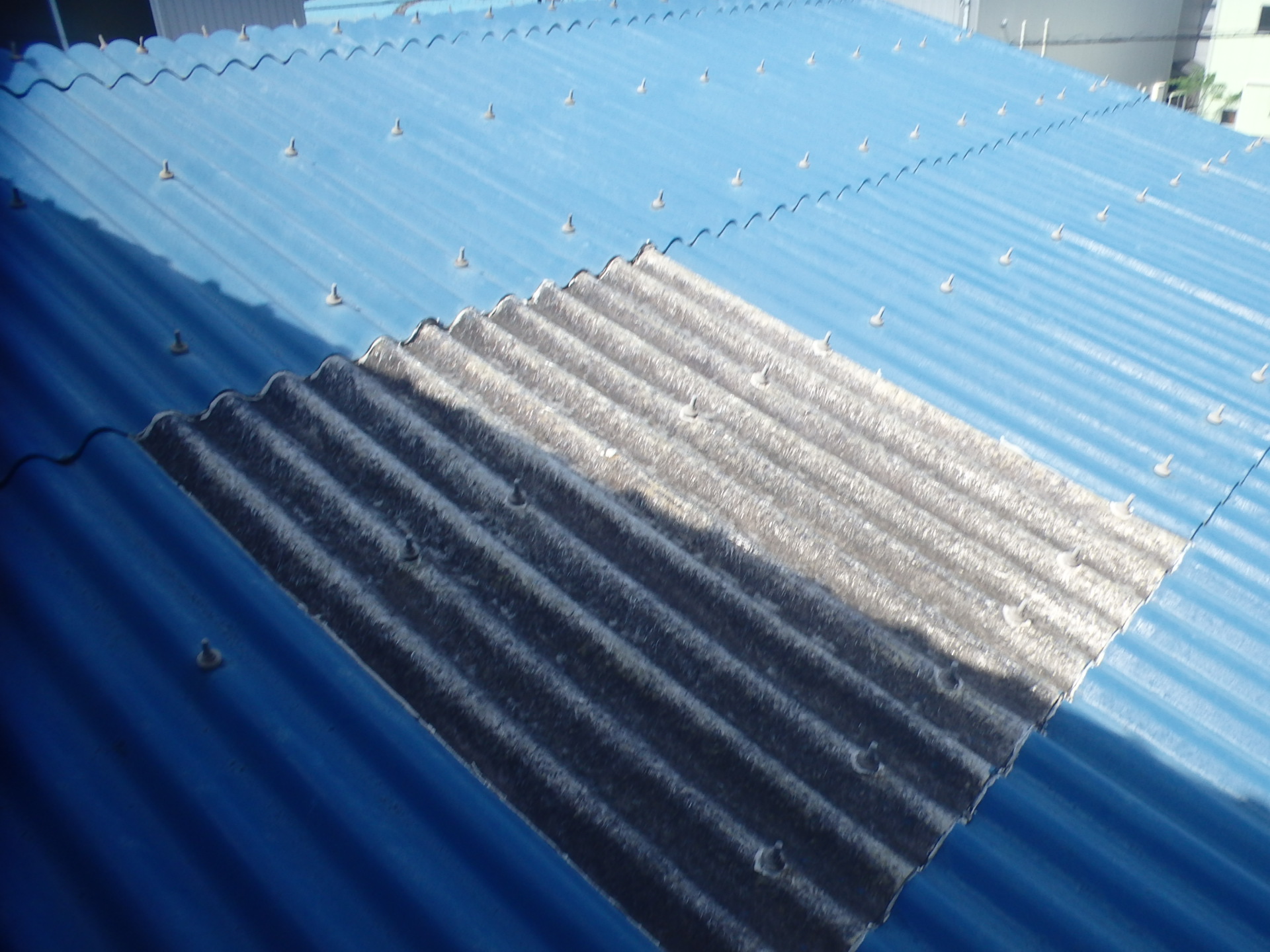 明り取り周辺の確認