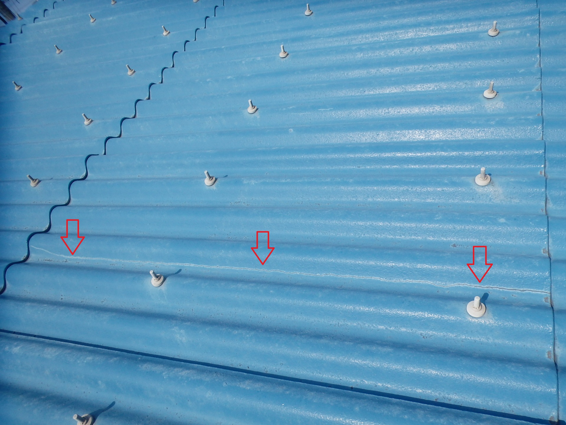 明り取り周辺の確認