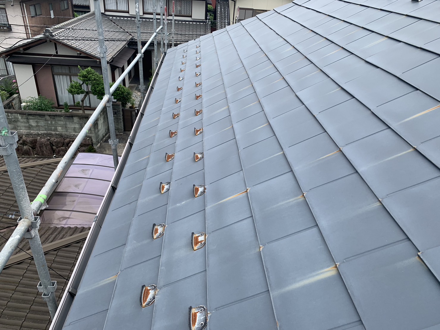 セキスイハイムの塩ビ鋼板屋根