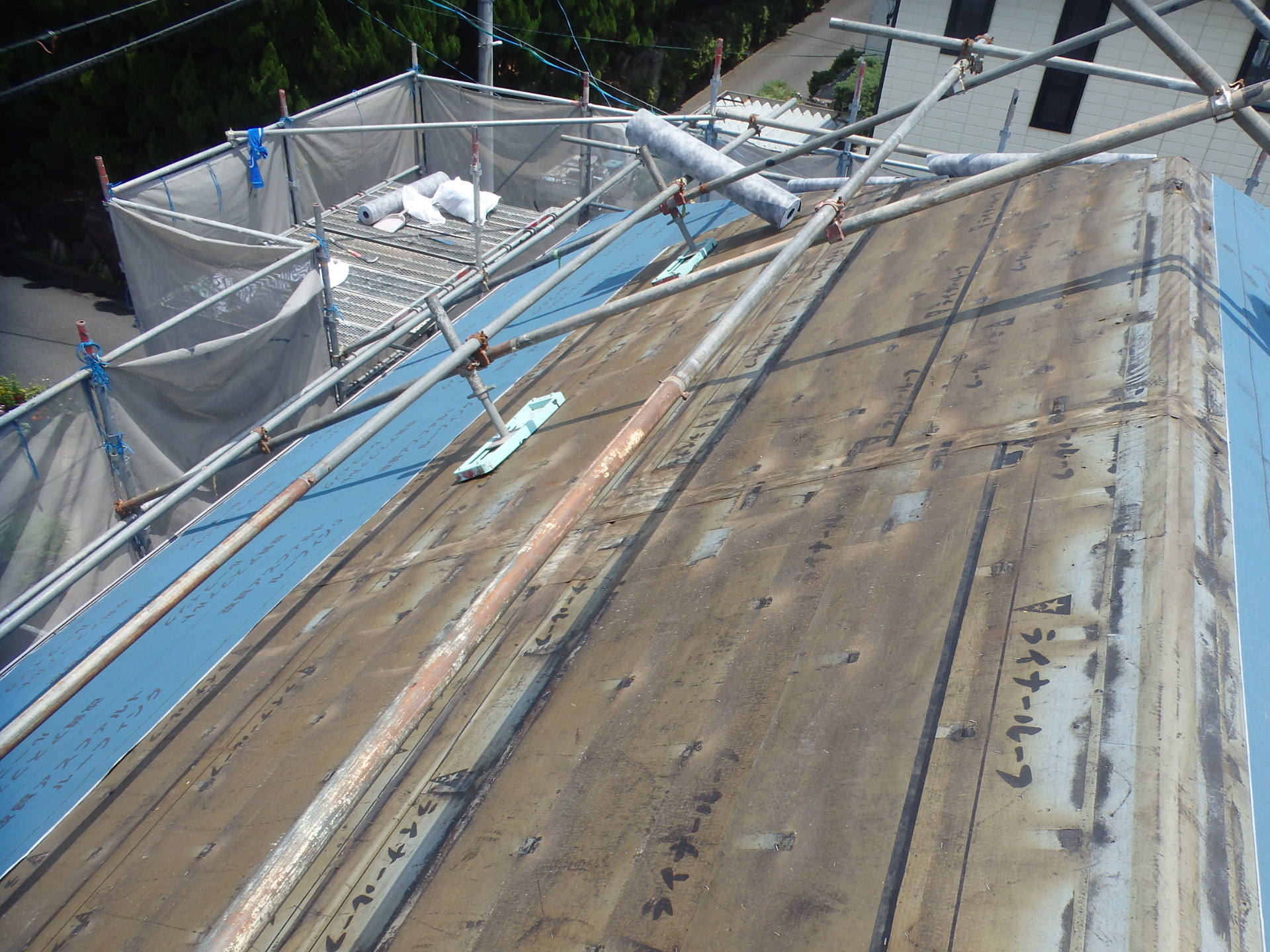 改質アスファルトルーフィング