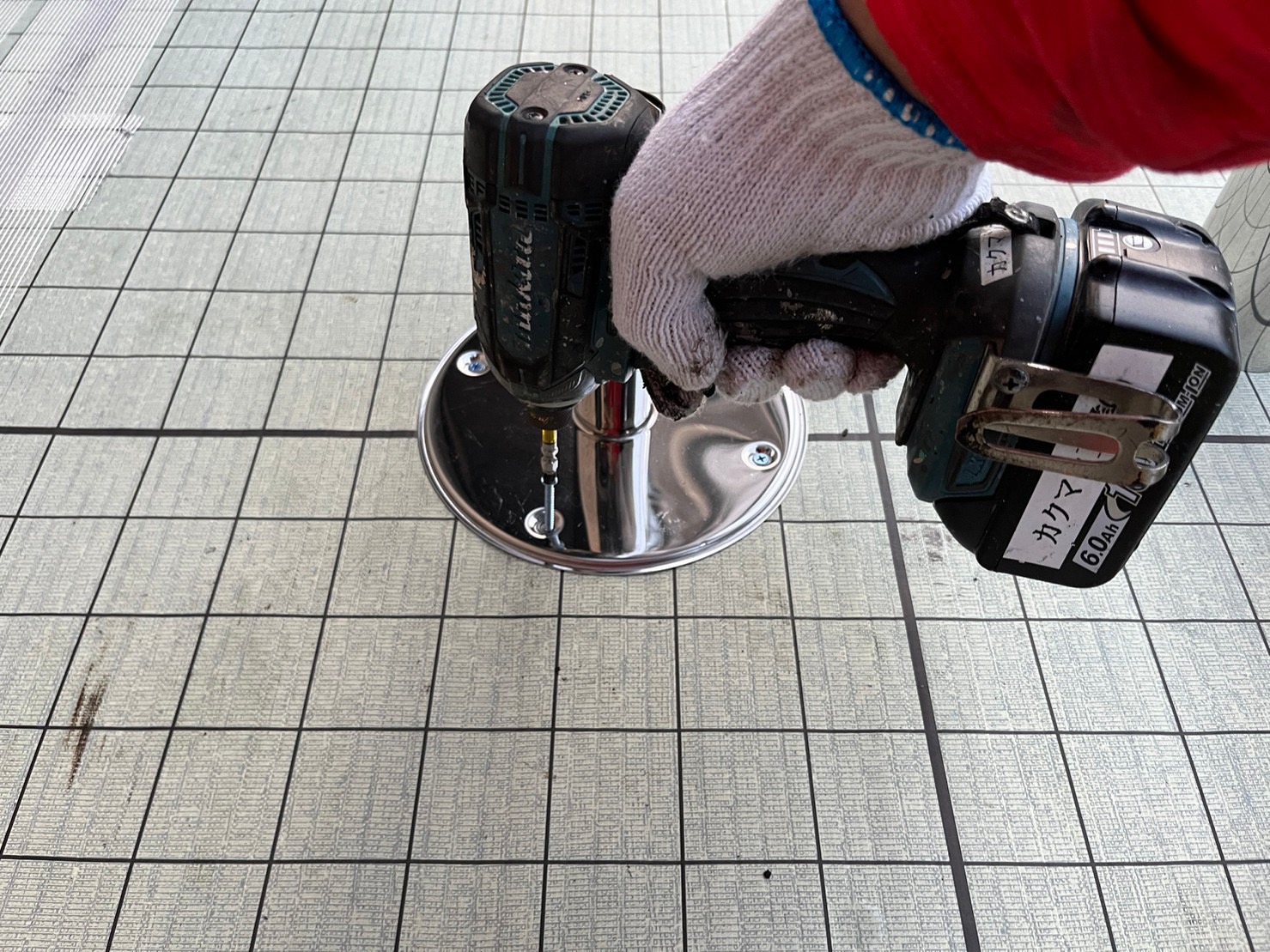 脱気筒取り付け