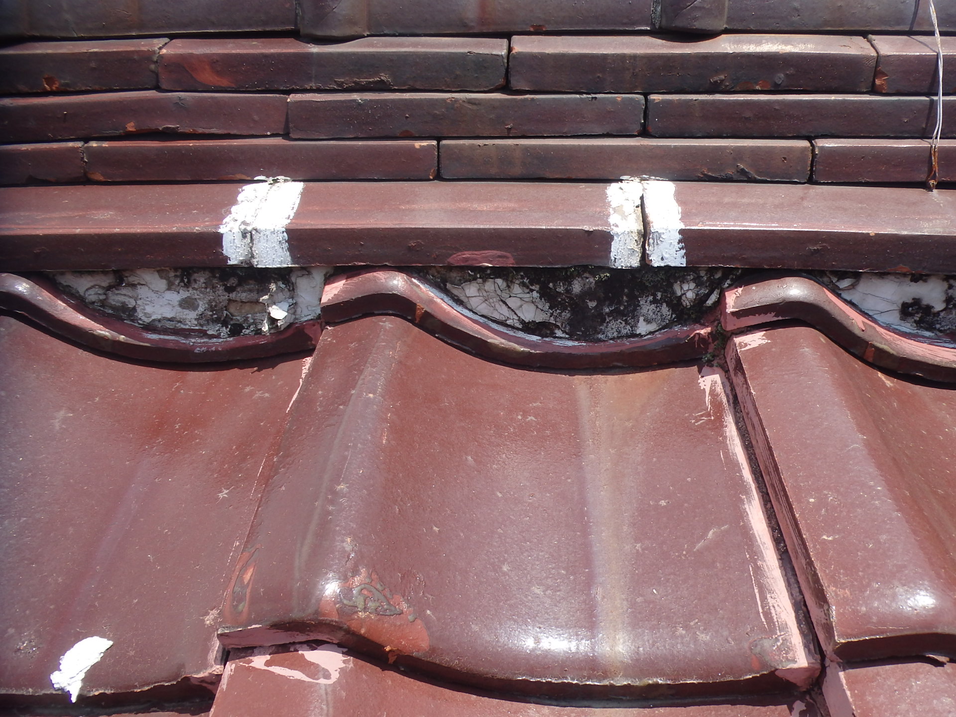 漆喰の劣化と自己補修