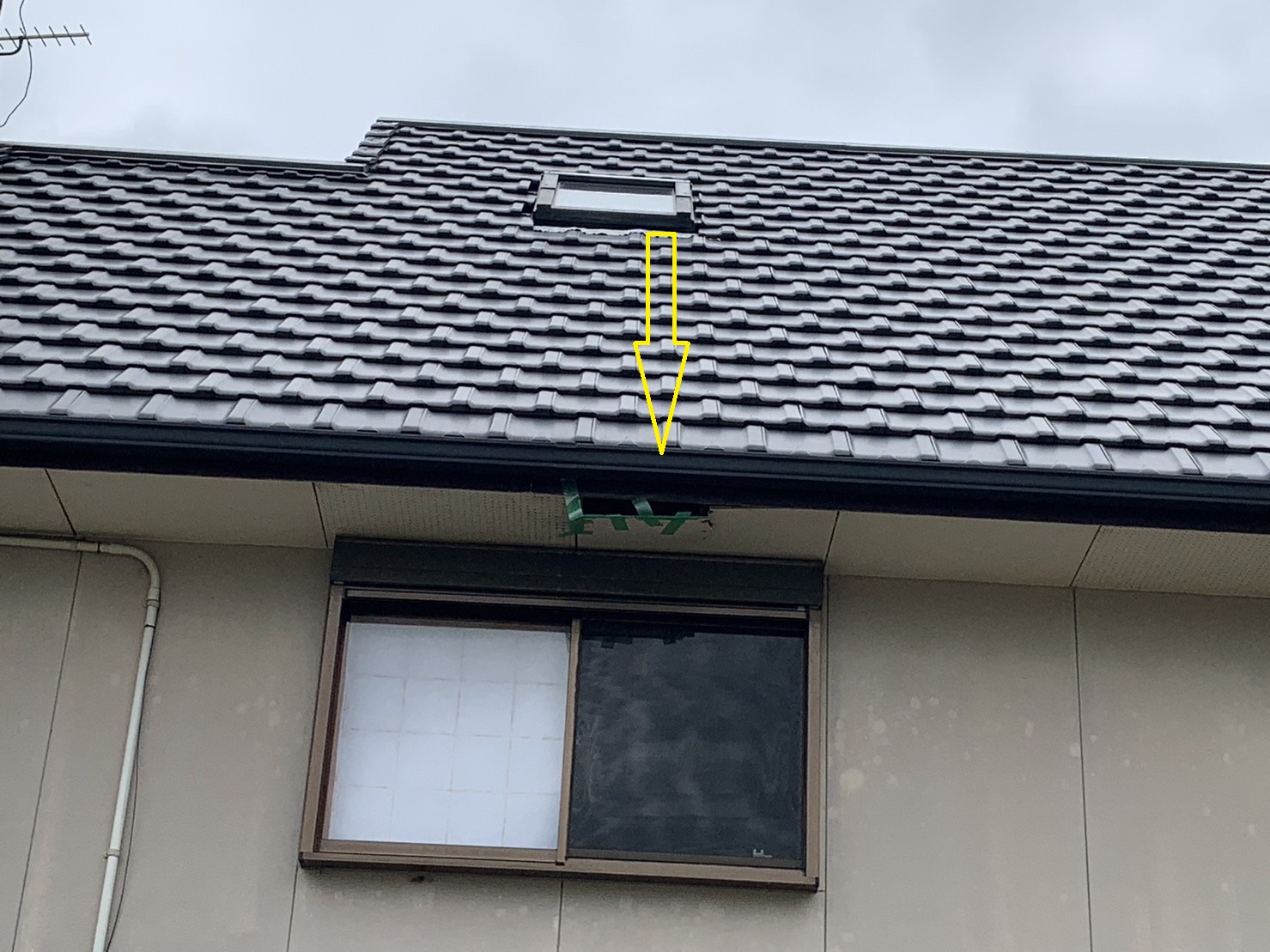 軒天から雨漏れの原因はトップライト(天窓)