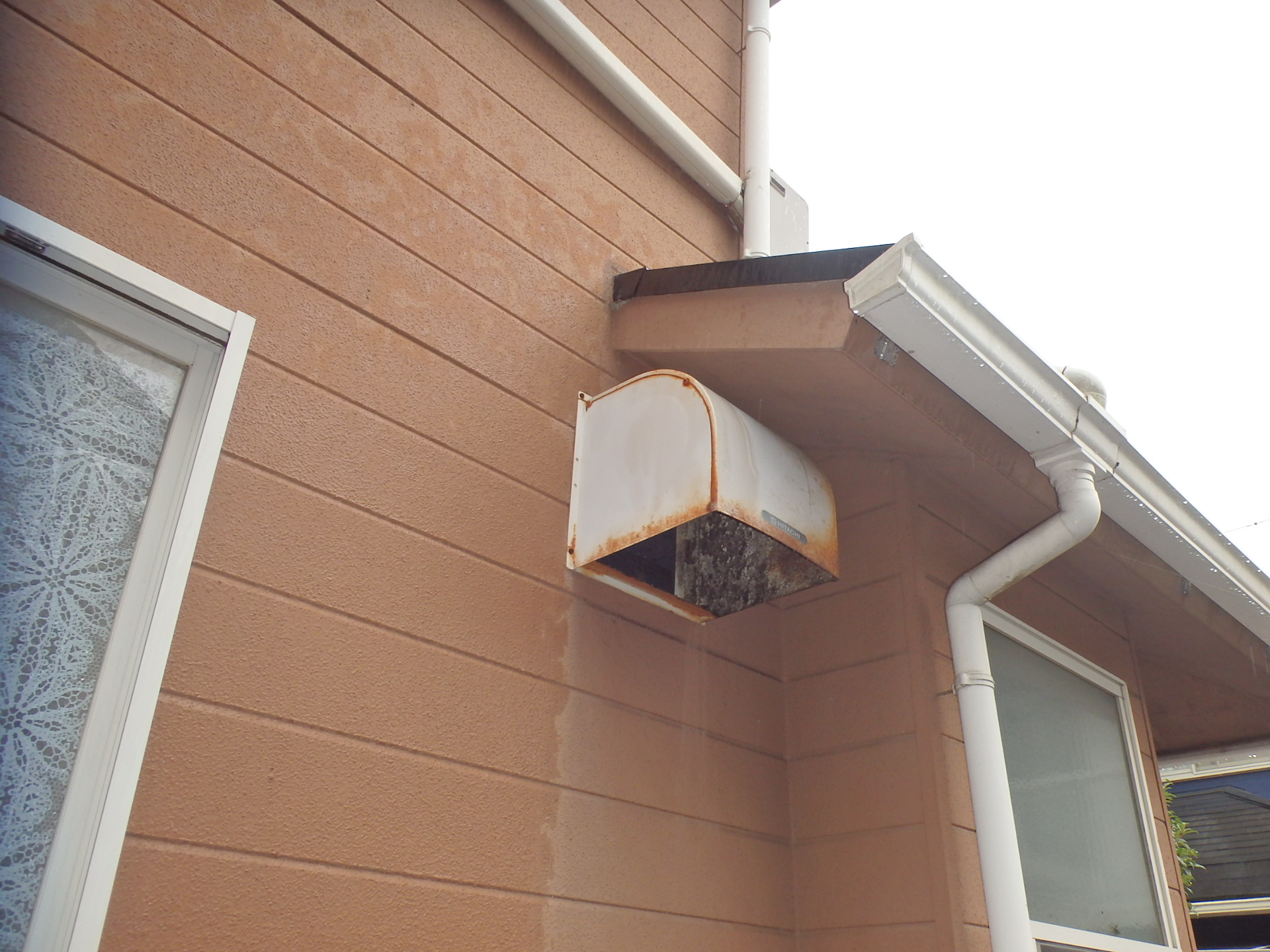 キッチン外の外壁の状態