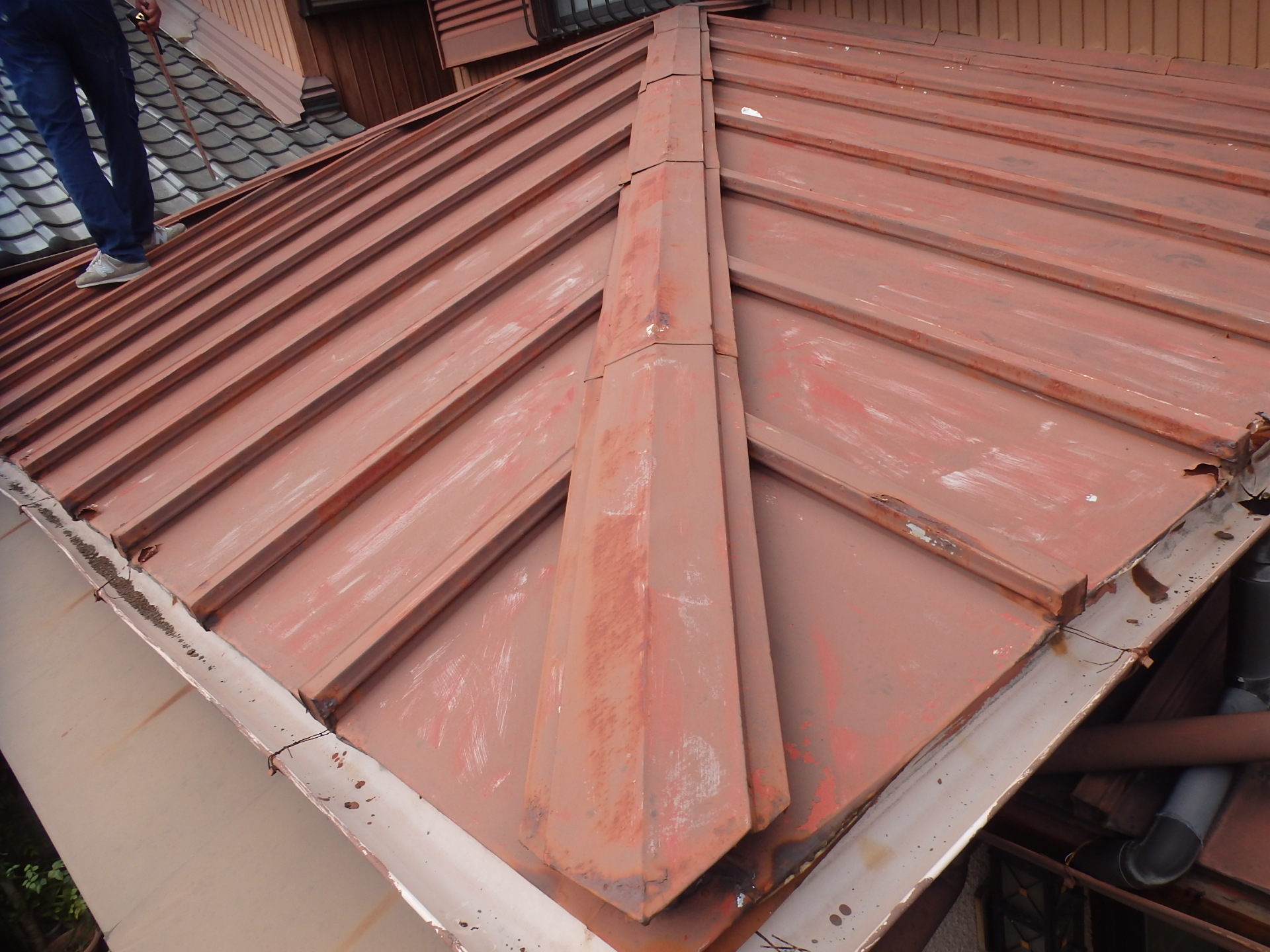 築60年の瓦棒葺きトタン屋根