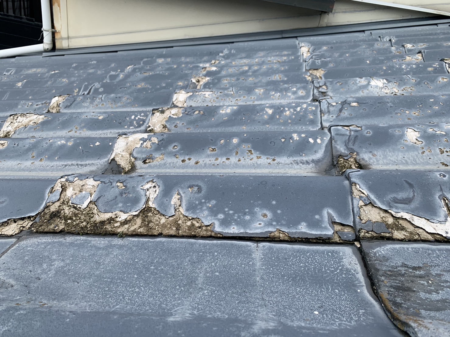 劣化したセキスイかわらU