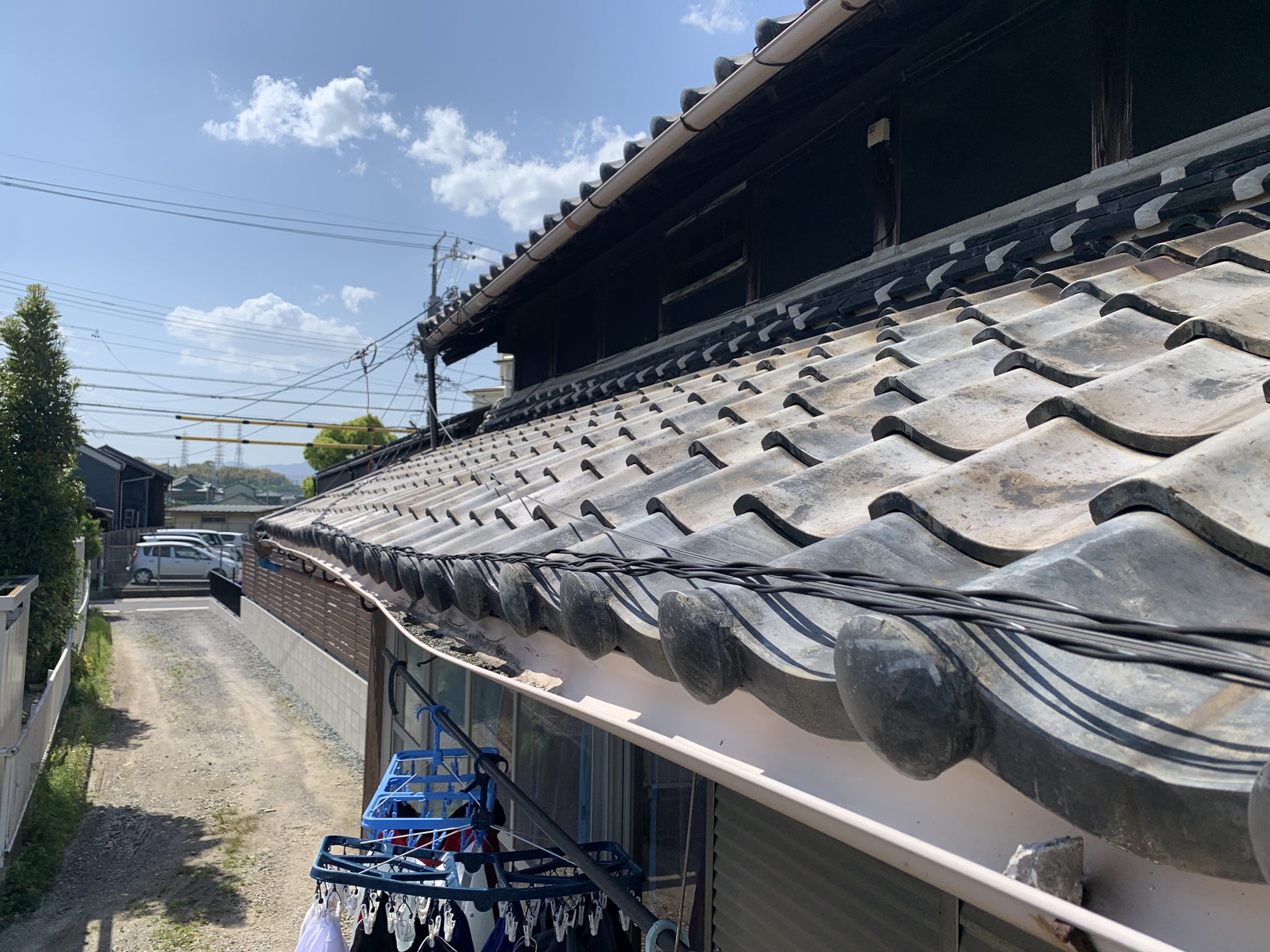 賃貸物件 雨樋修理