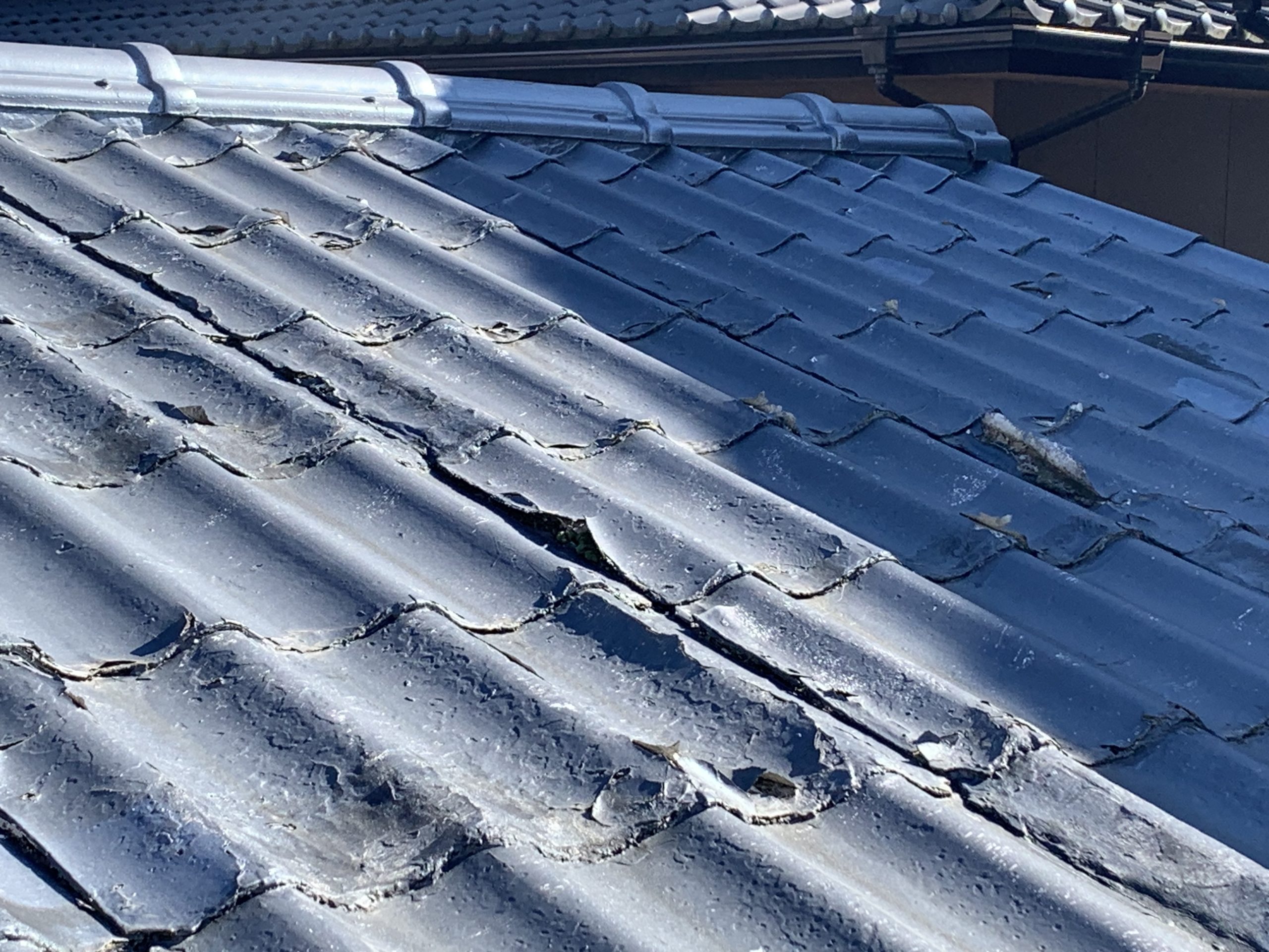 セキスイかわらUの葺き替え調査