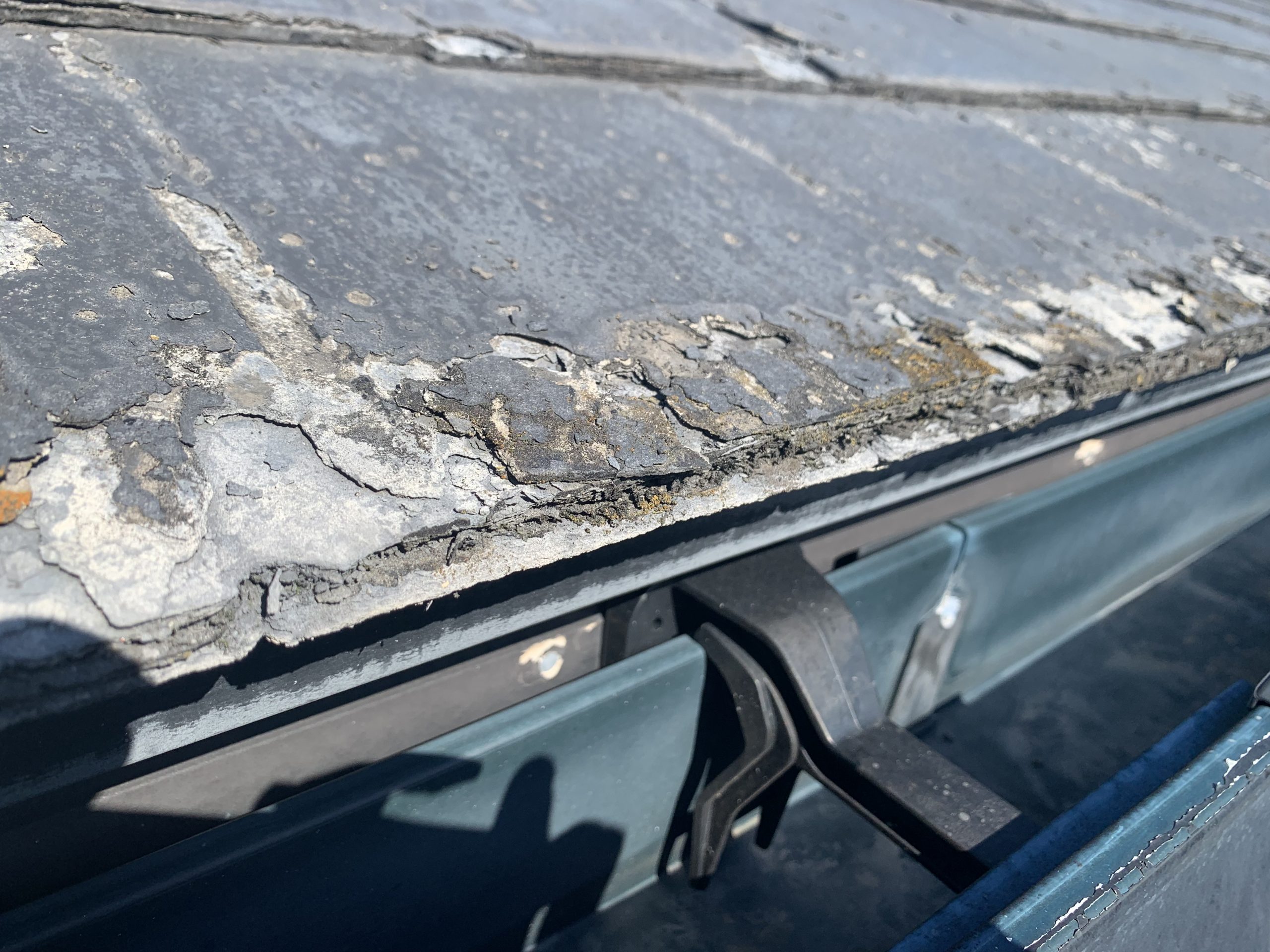 パミールの層間剥離アップ写真