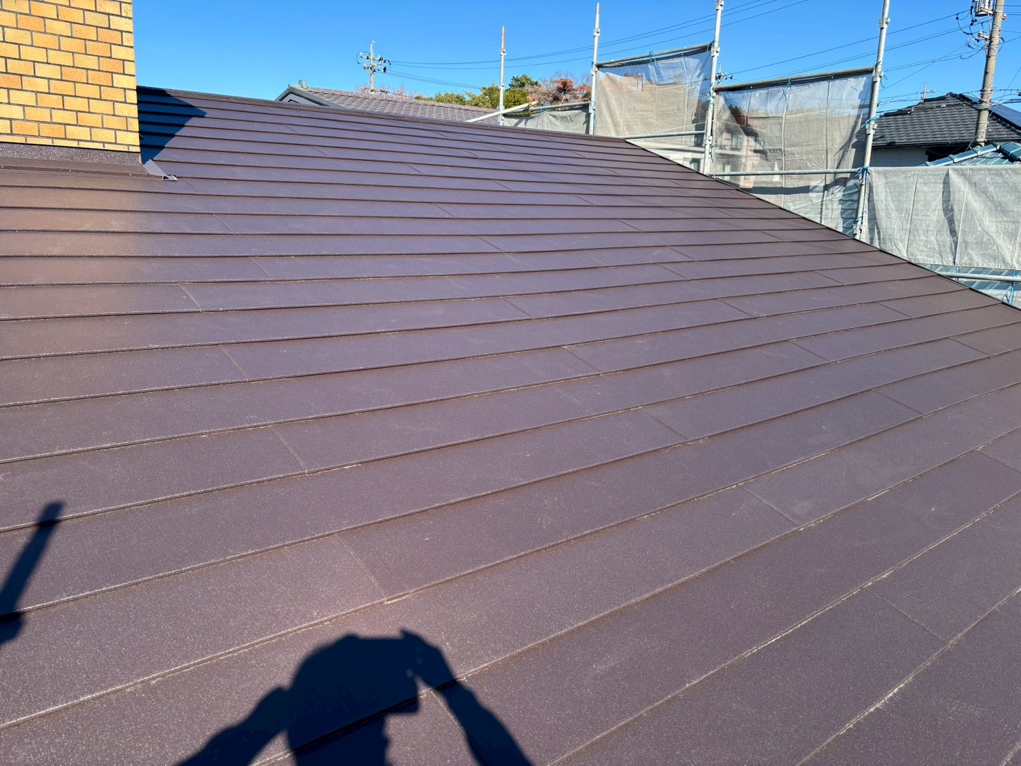 春日井市カラーベストカバー工法