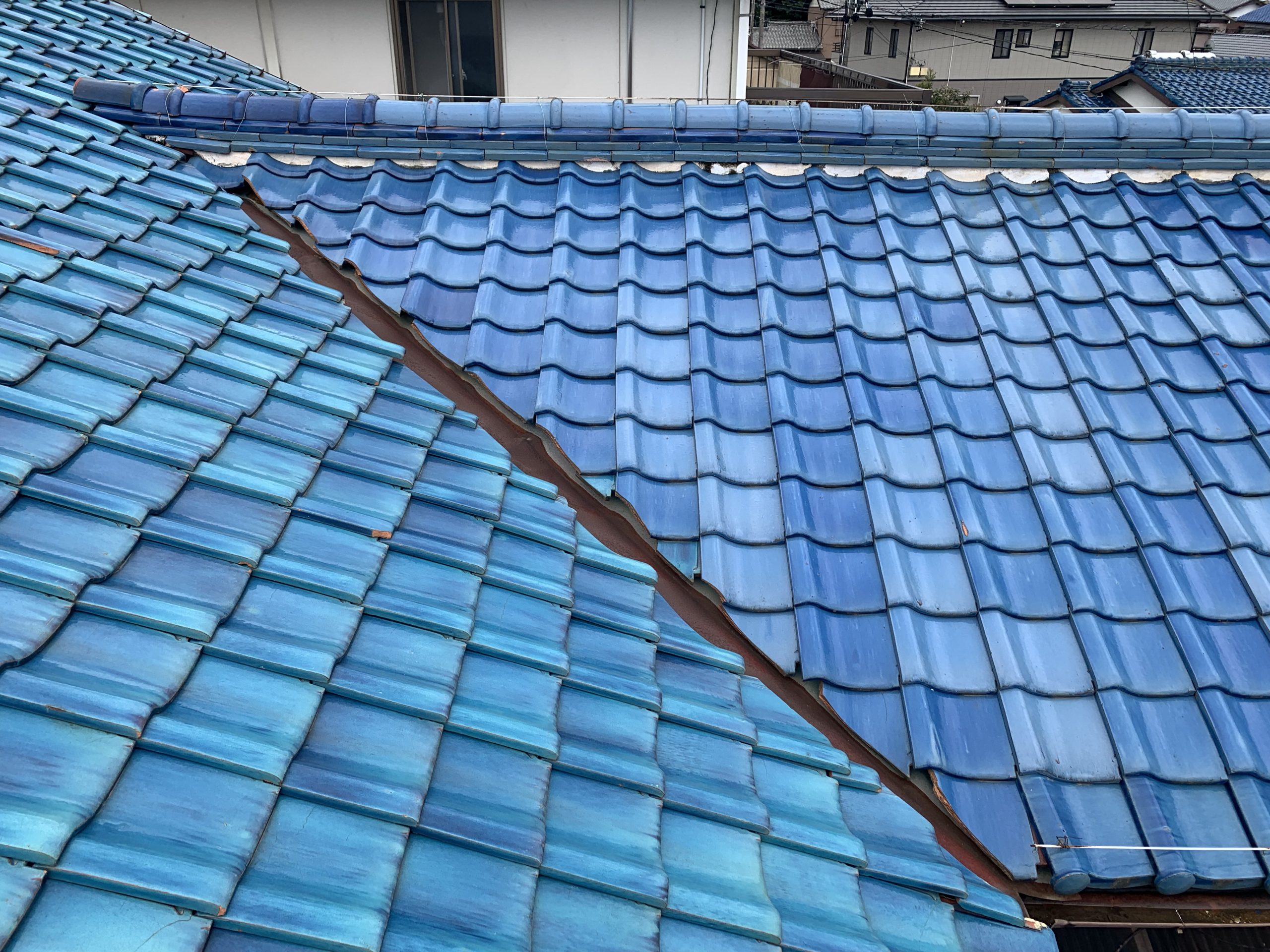 谷樋のアップ写真