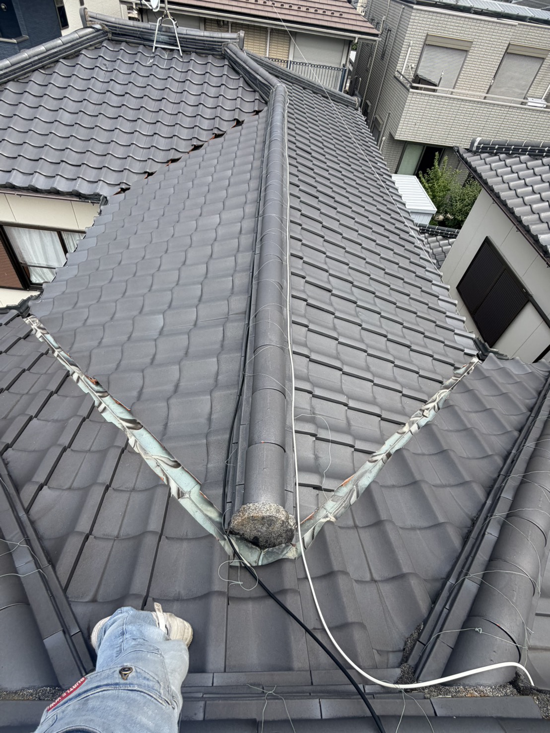 名古屋市守山区雨漏りした谷樋