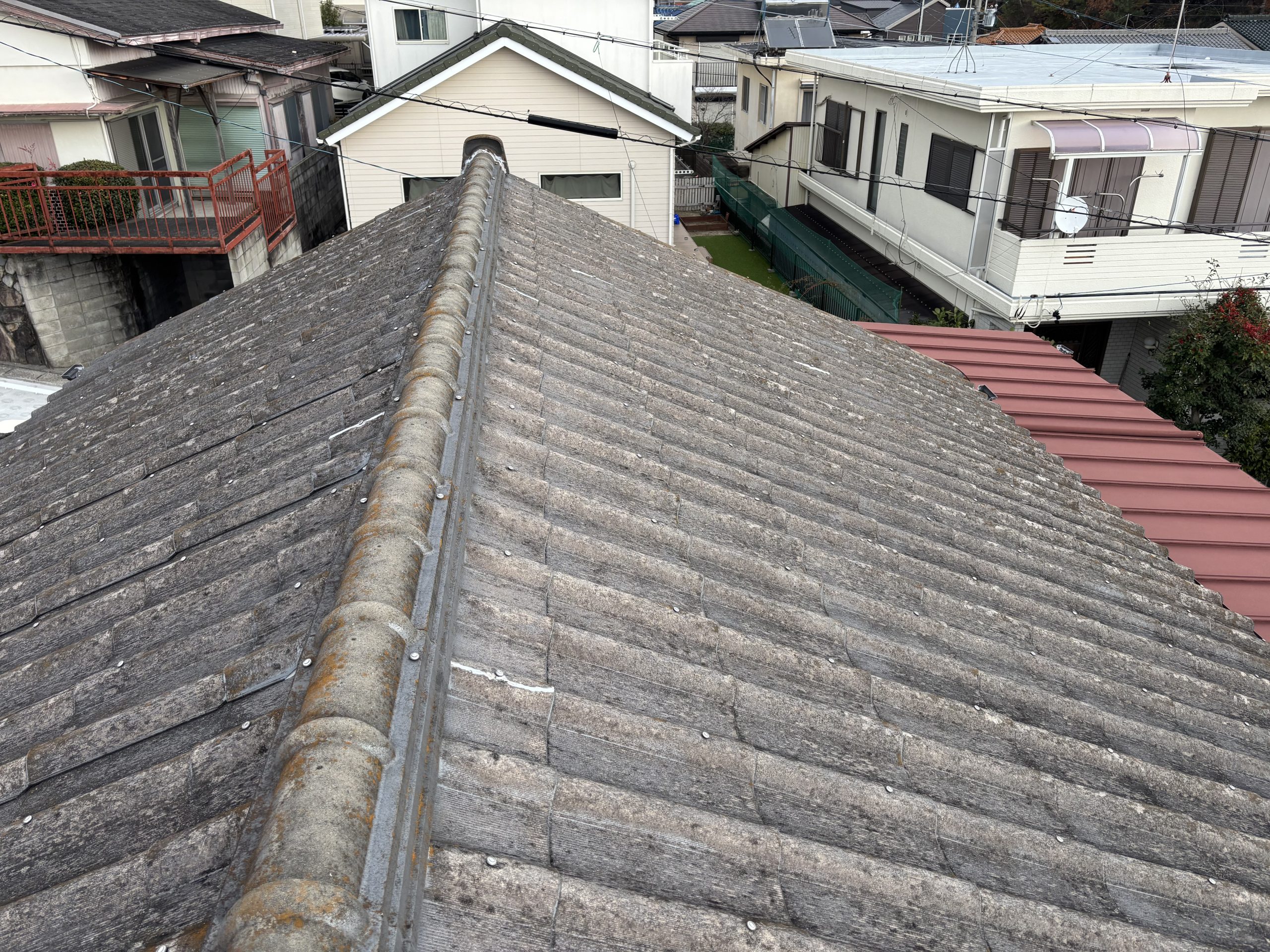 瀬戸市波型スレート屋根塗装