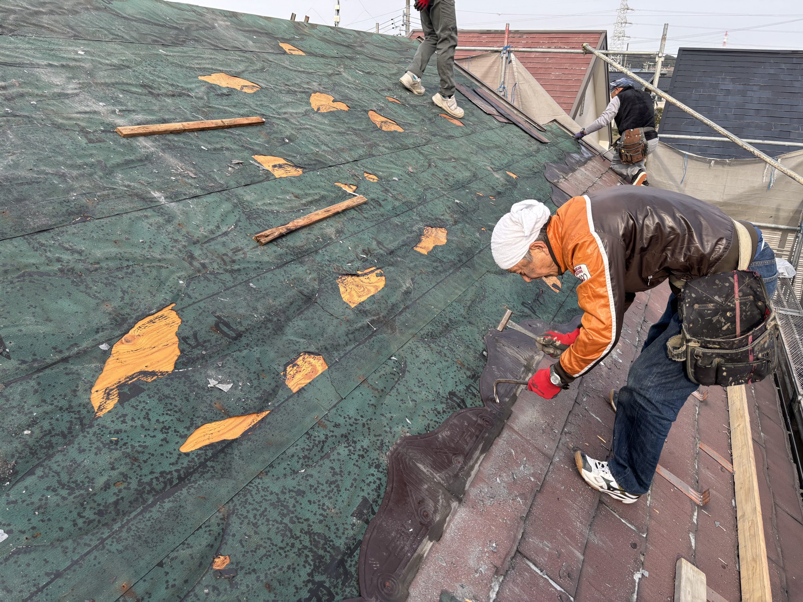 春日井市パミール屋根葺き替え