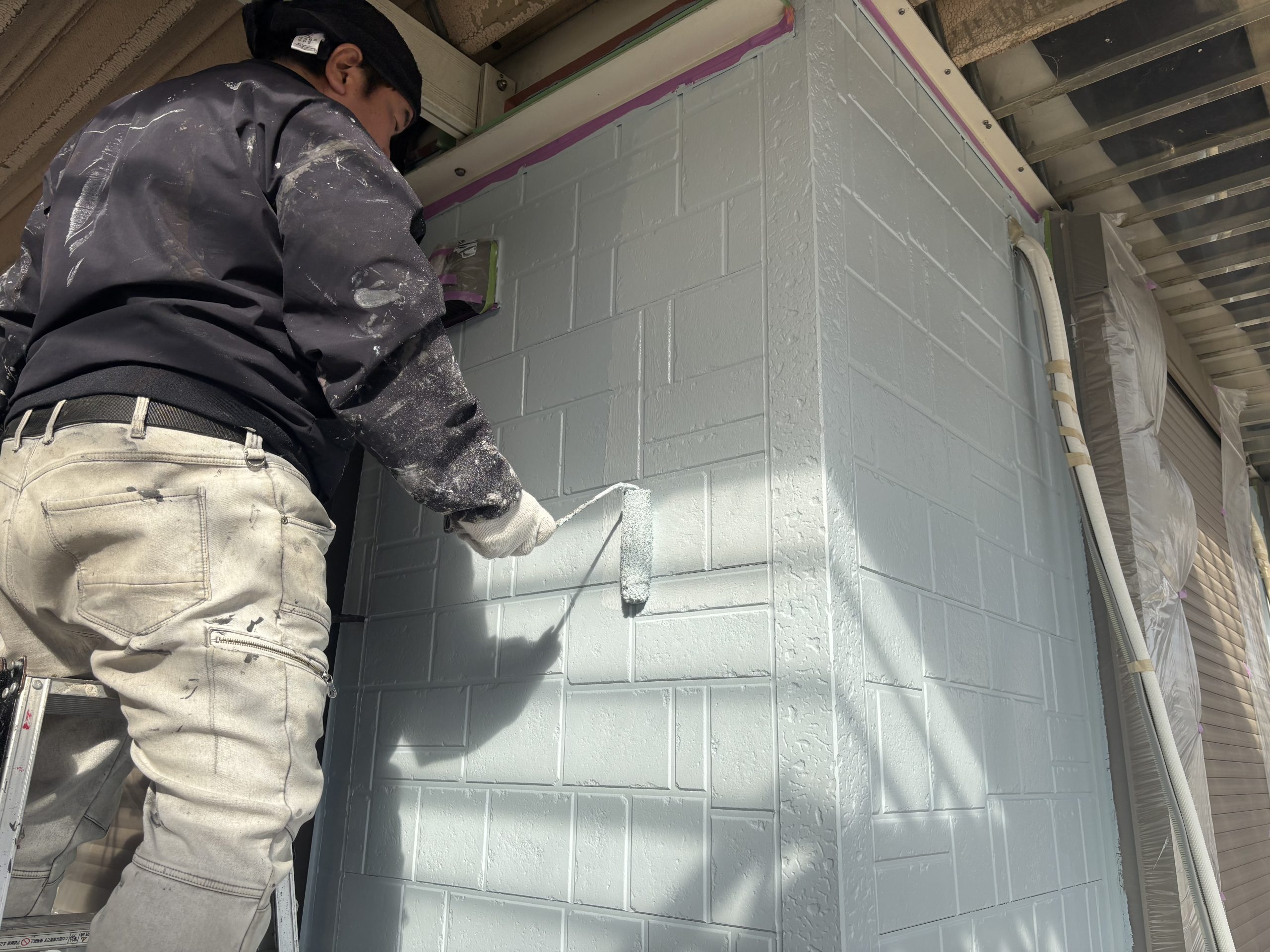 春日井市フッ素REVOの外壁塗装