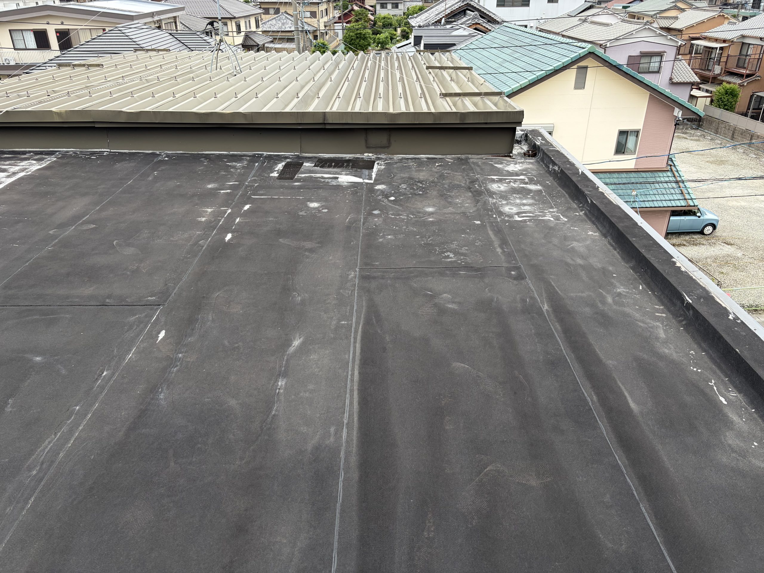 春日井市劣化したシート防水