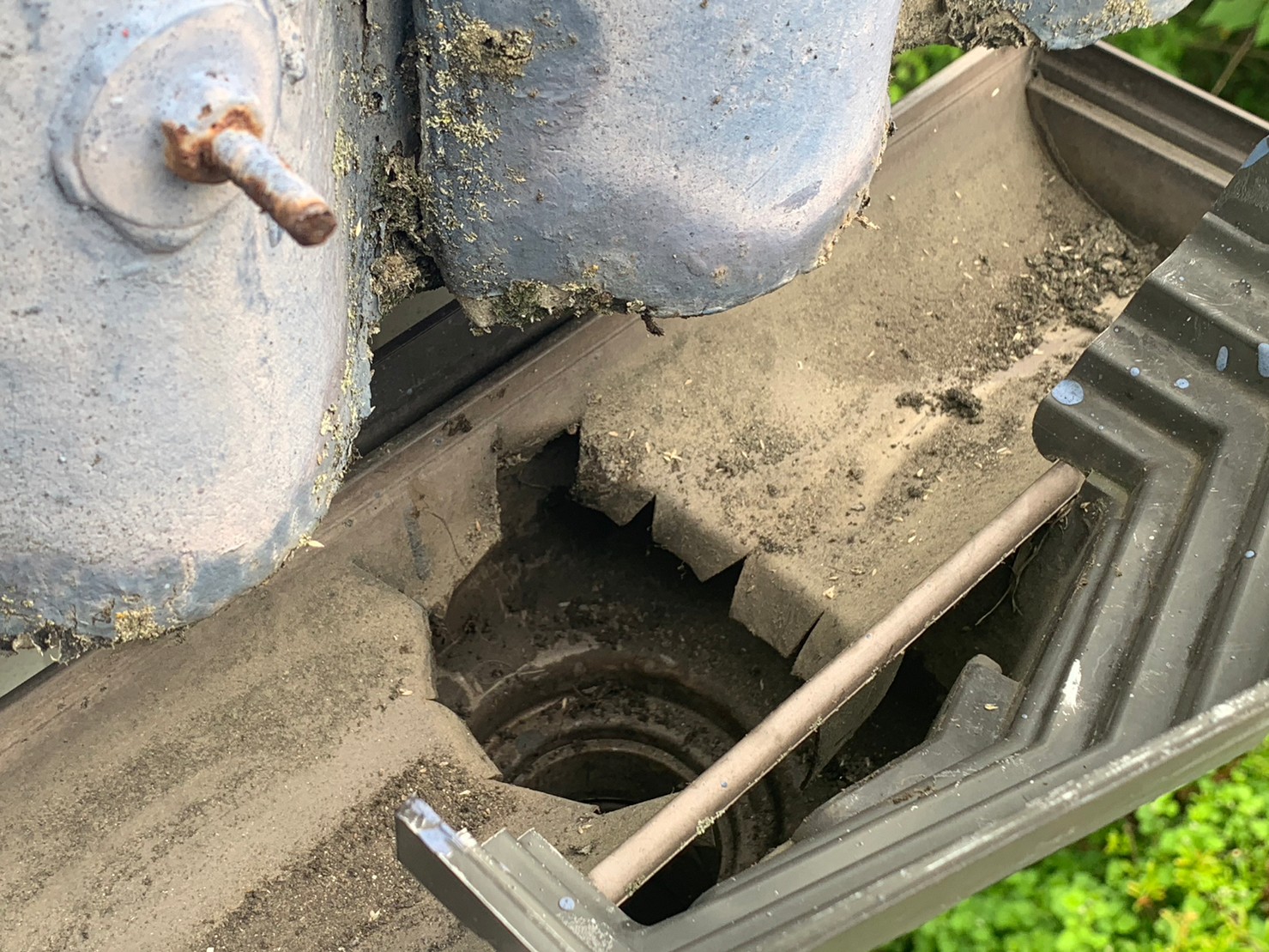 雨樋詰まり写真1