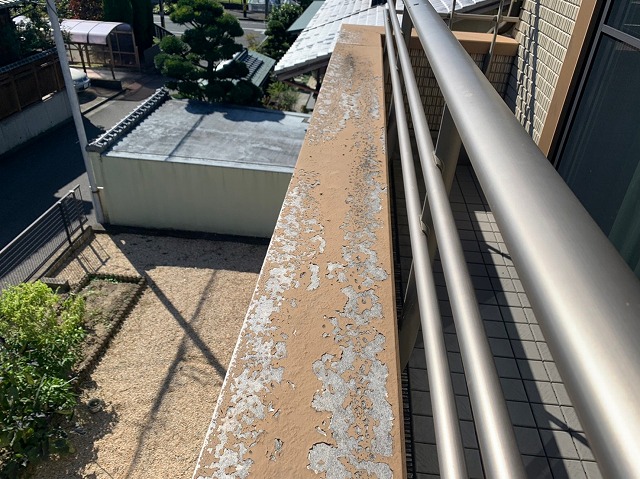 笠木部分の写真
