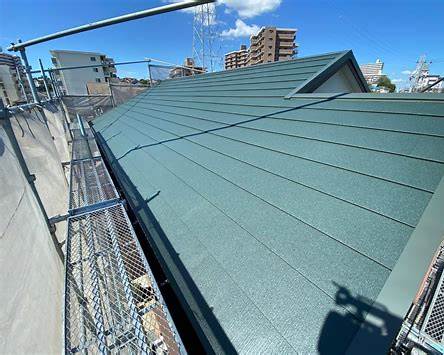 スーパーガルテクトへの葺き替え