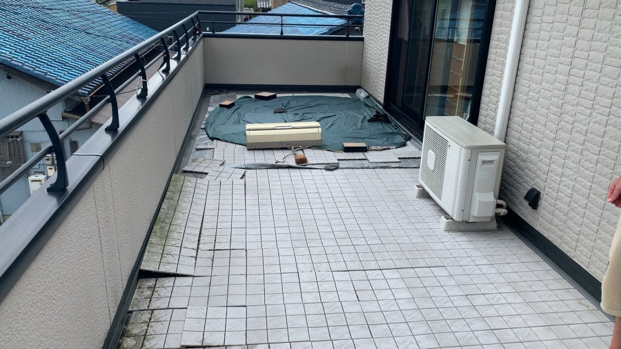 防水工事前