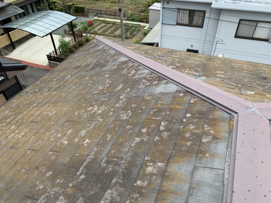2階カラーベスト屋根の現状