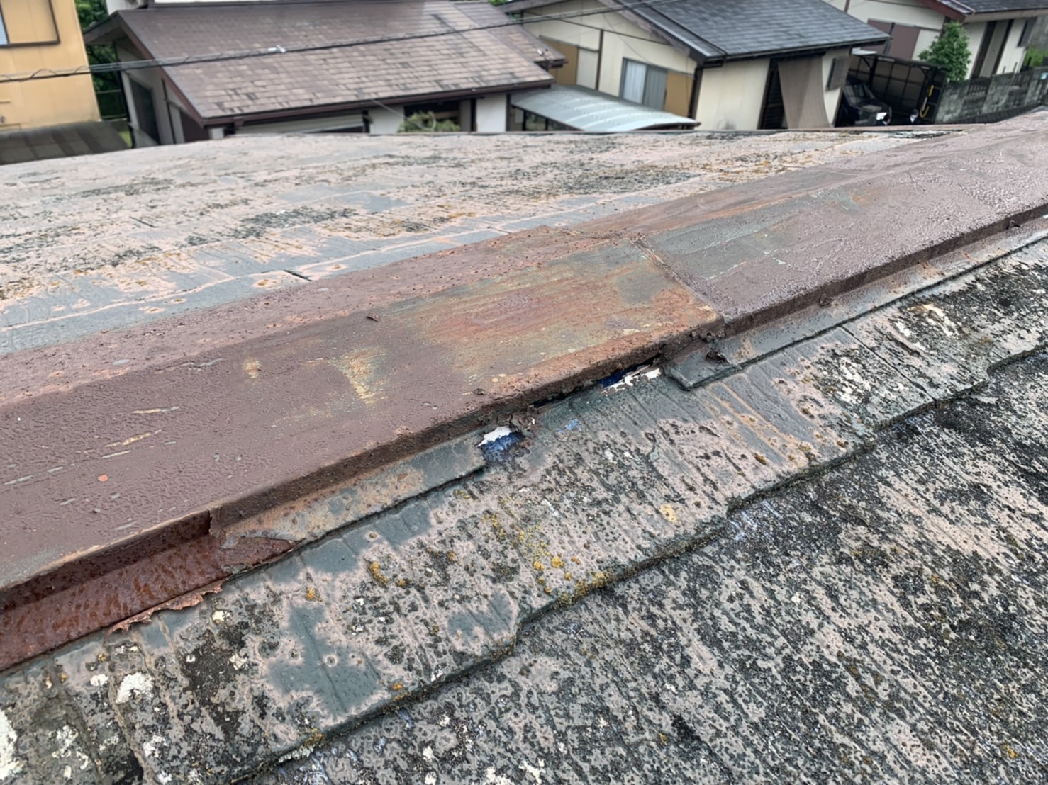 カラーベスト屋根の劣化