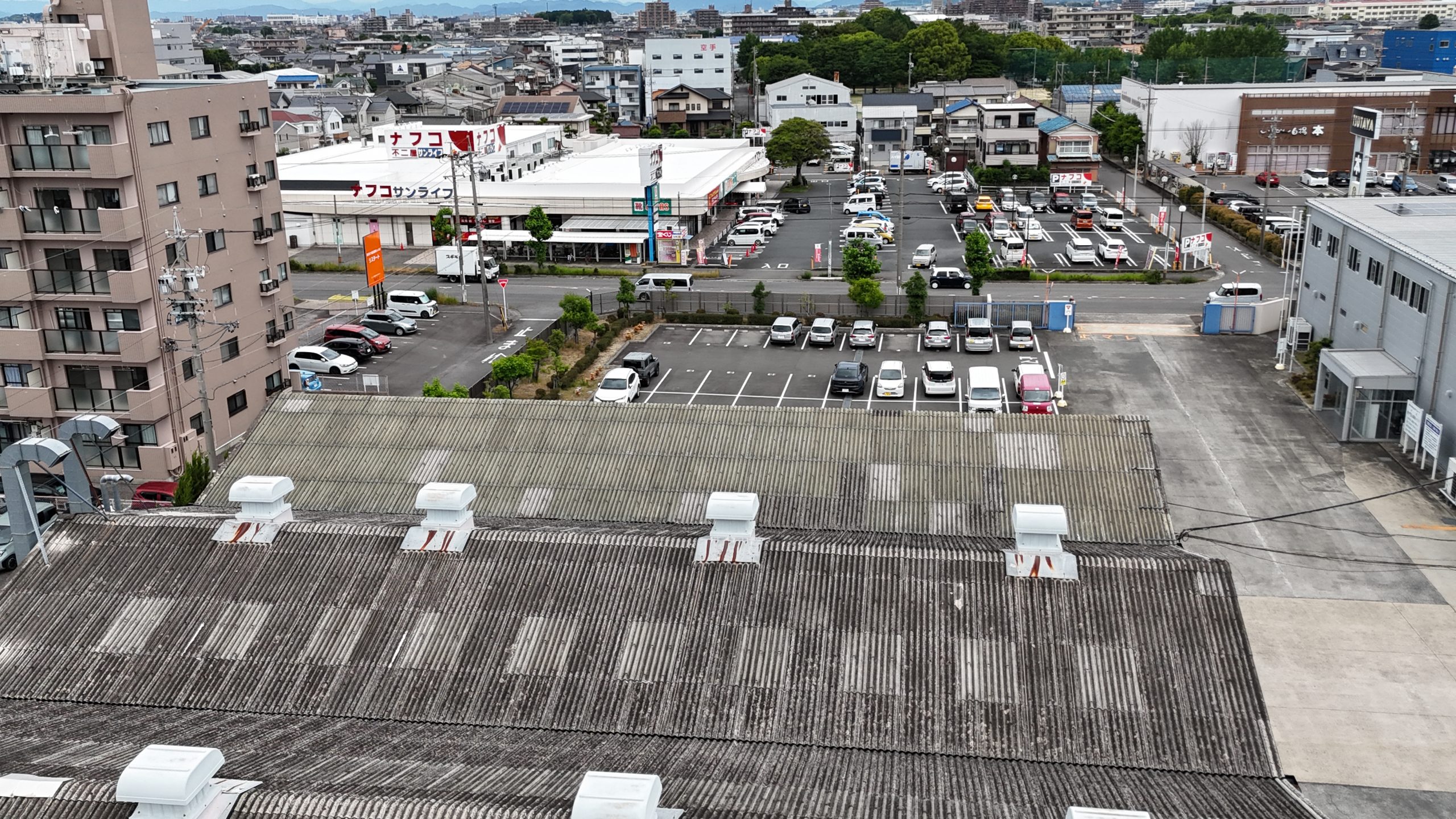 春日井市のスレート屋根修理相談事例