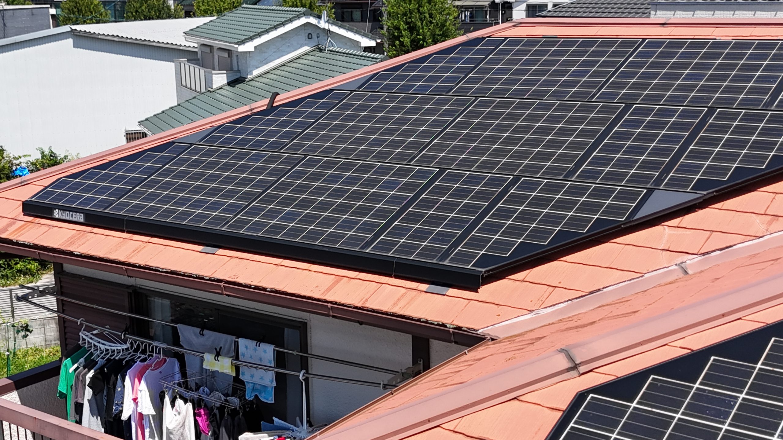 春日井市スレート屋根ドローン調査