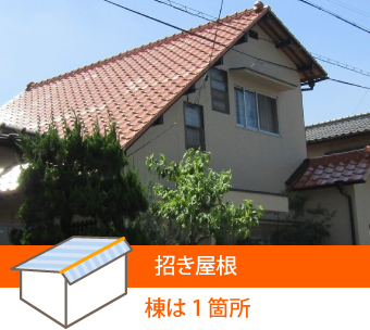 招き屋根