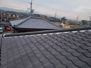 漆喰詰め直し