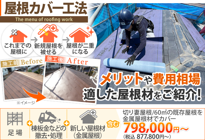 尾張旭市｜屋根のカバー工法 施工事例と注意点を解説